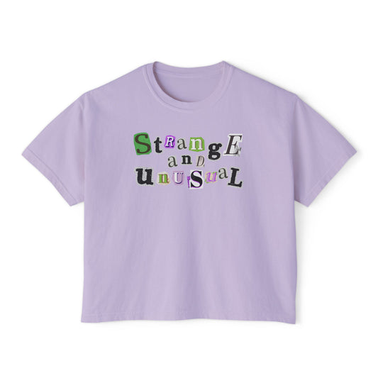 Strange & Unusual Cropped Tee