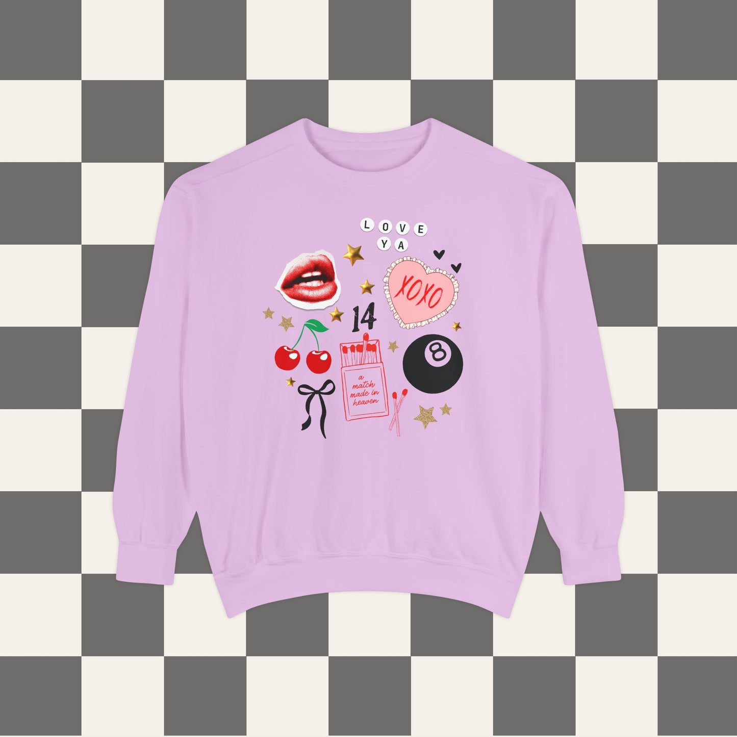 Valentine's Day Collage Crewneck
