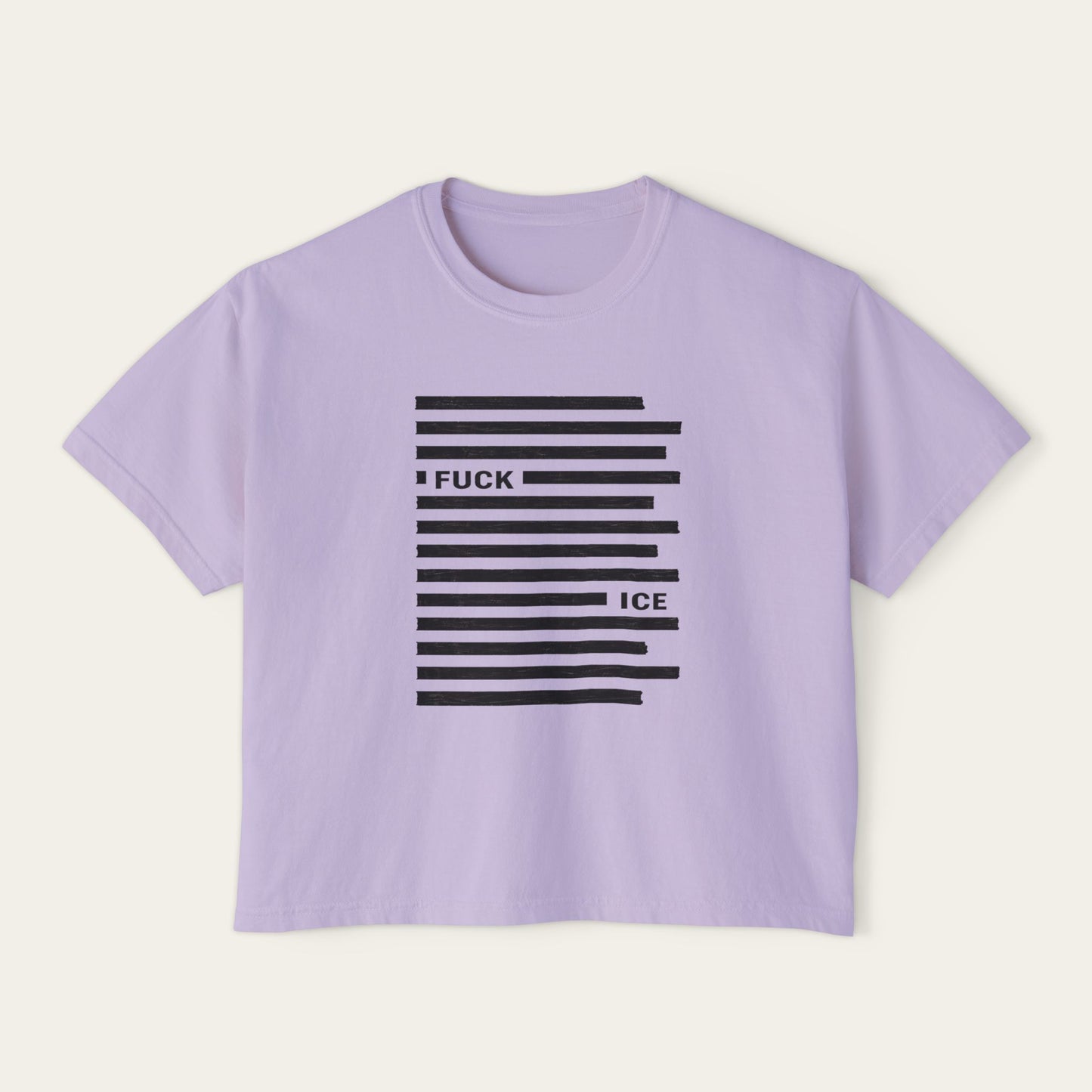 Fuck Ice Boxy Tee
