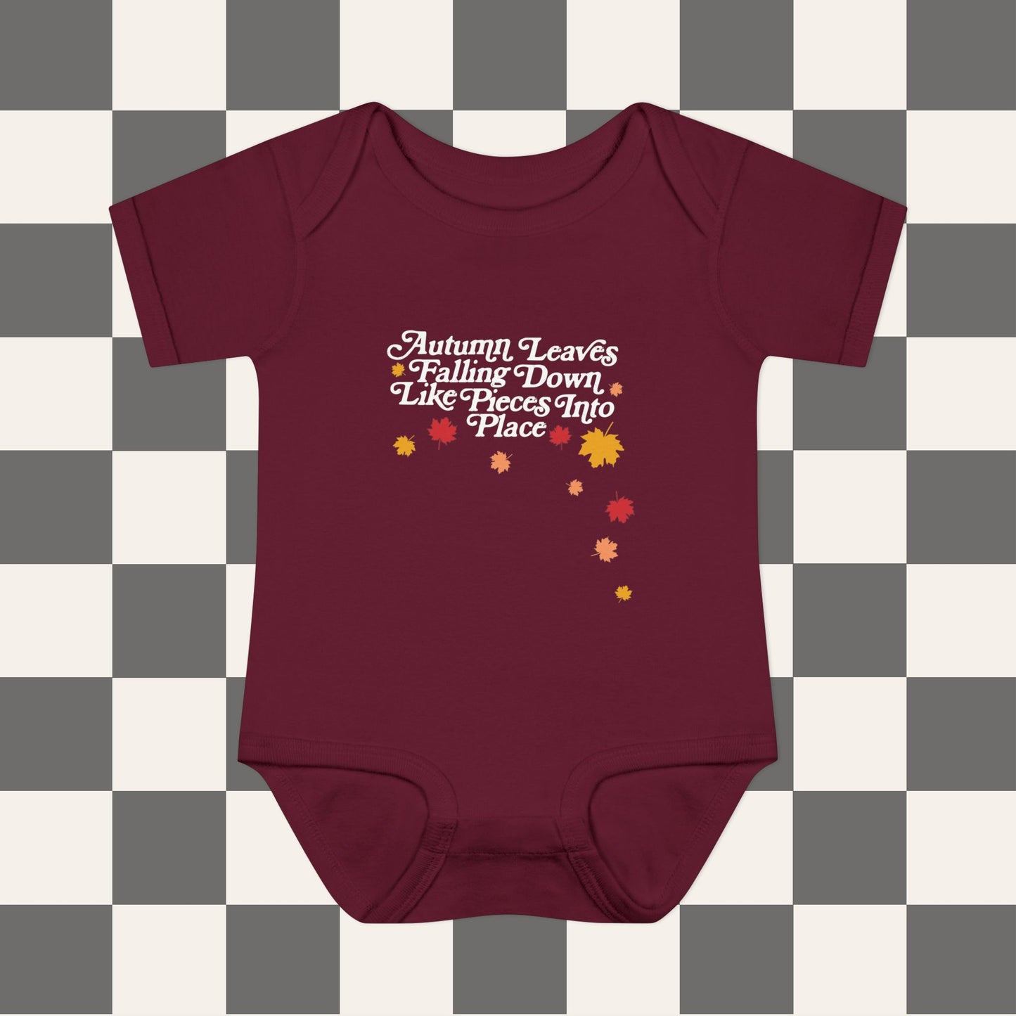 Autumn Leaves Falling Down Onesie