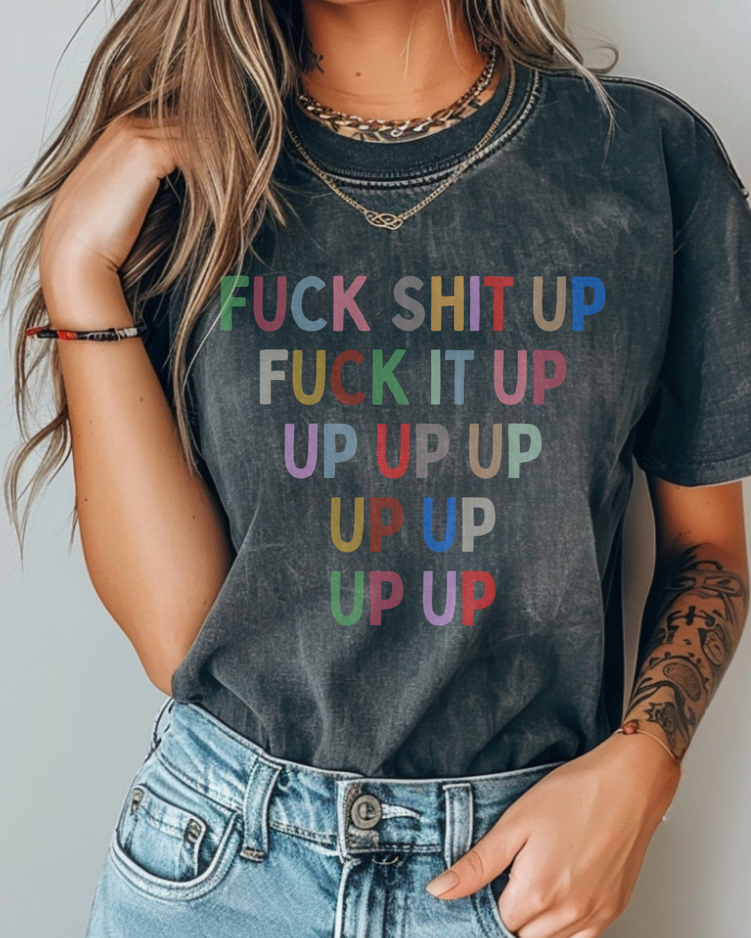 F*ck Sh*t Up Unisex Tee