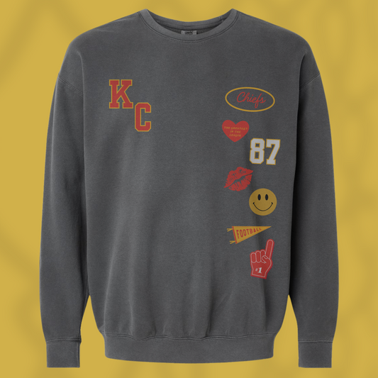 KC Football Things Crewneck Sweatshirt