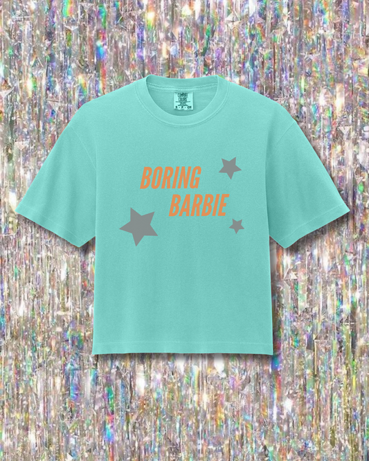 Boring Barbie Star Boxy Tee