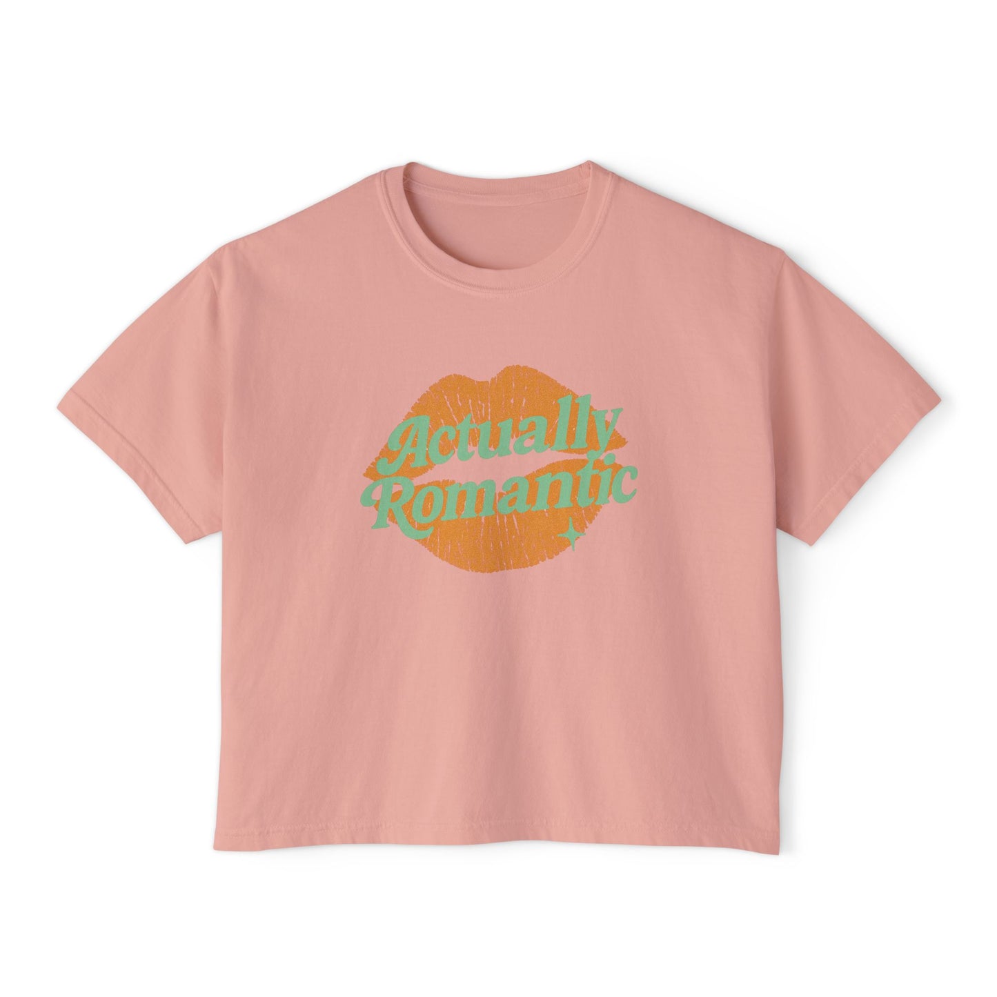 Actually Romantic Cropped Tee