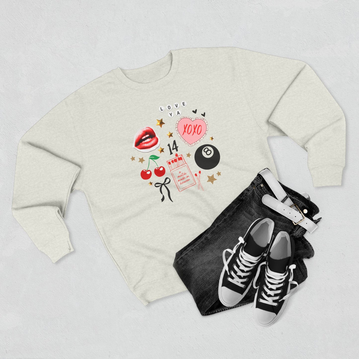 Valentine's Collage Crewneck