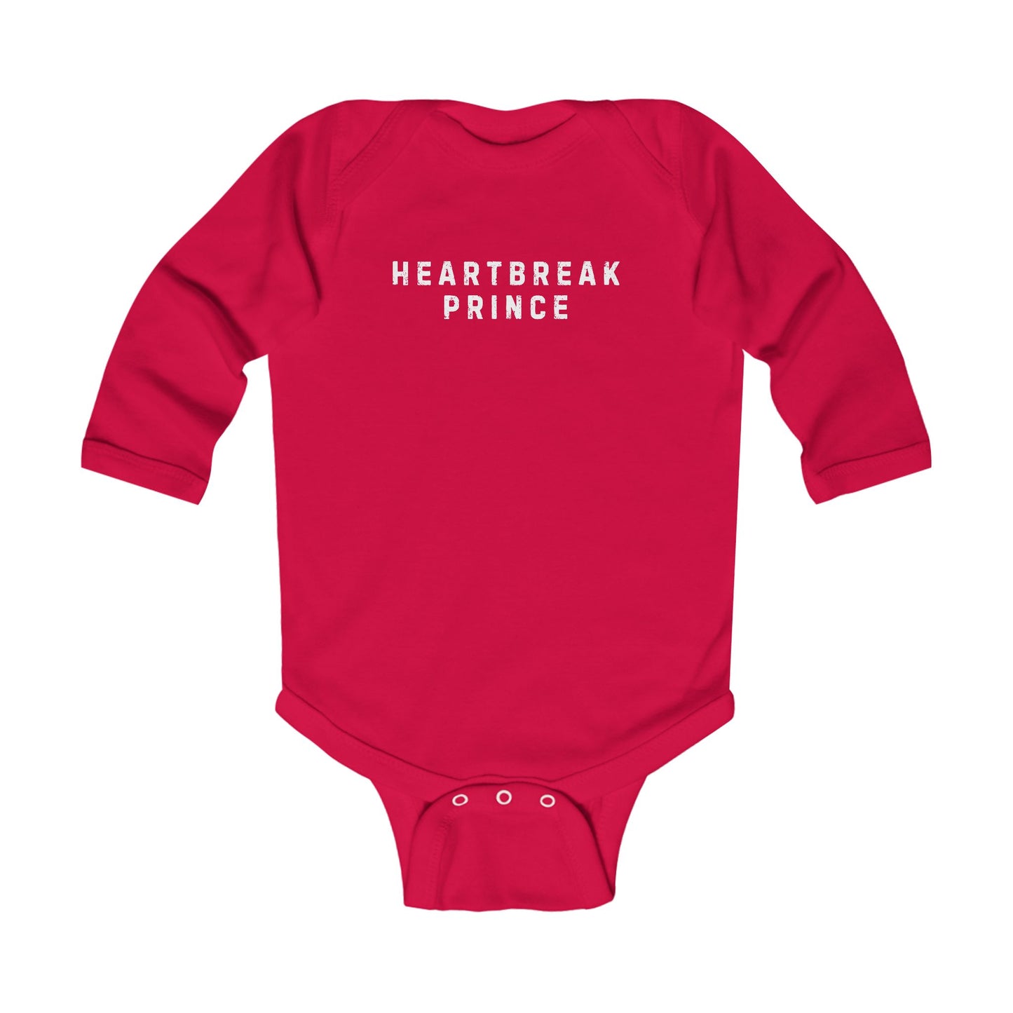 Heartbreak Prince Text Onesie