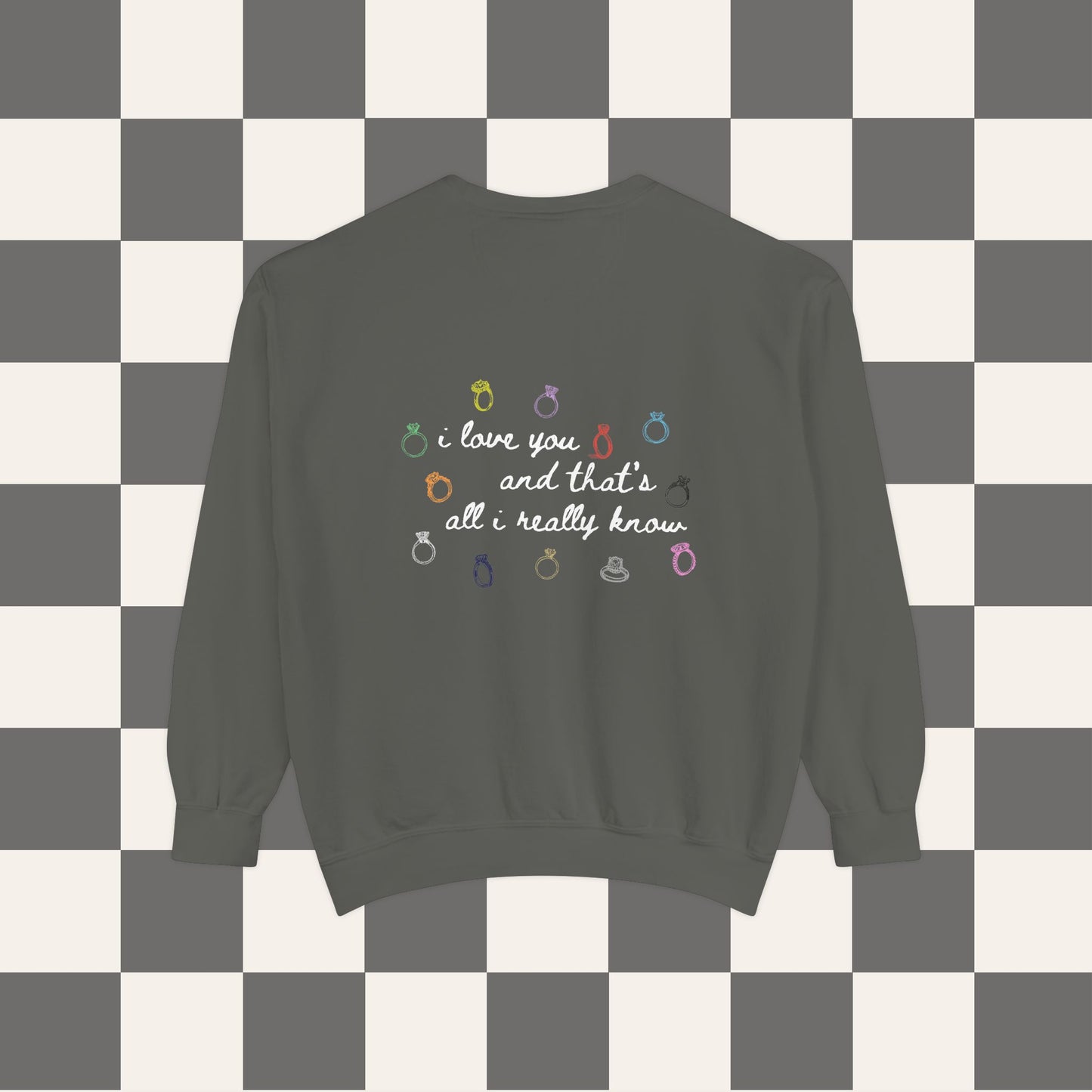 Eras Engagement Ring Sweatshirt