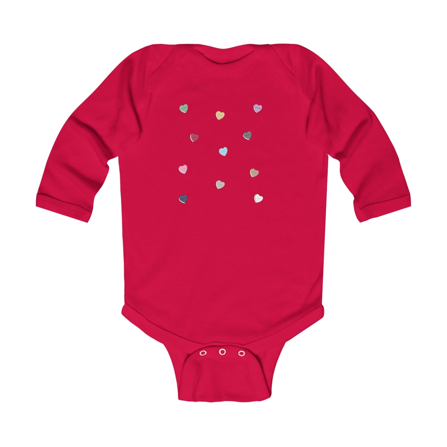 Eras Candy Hearts Baby Valentine Onesie
