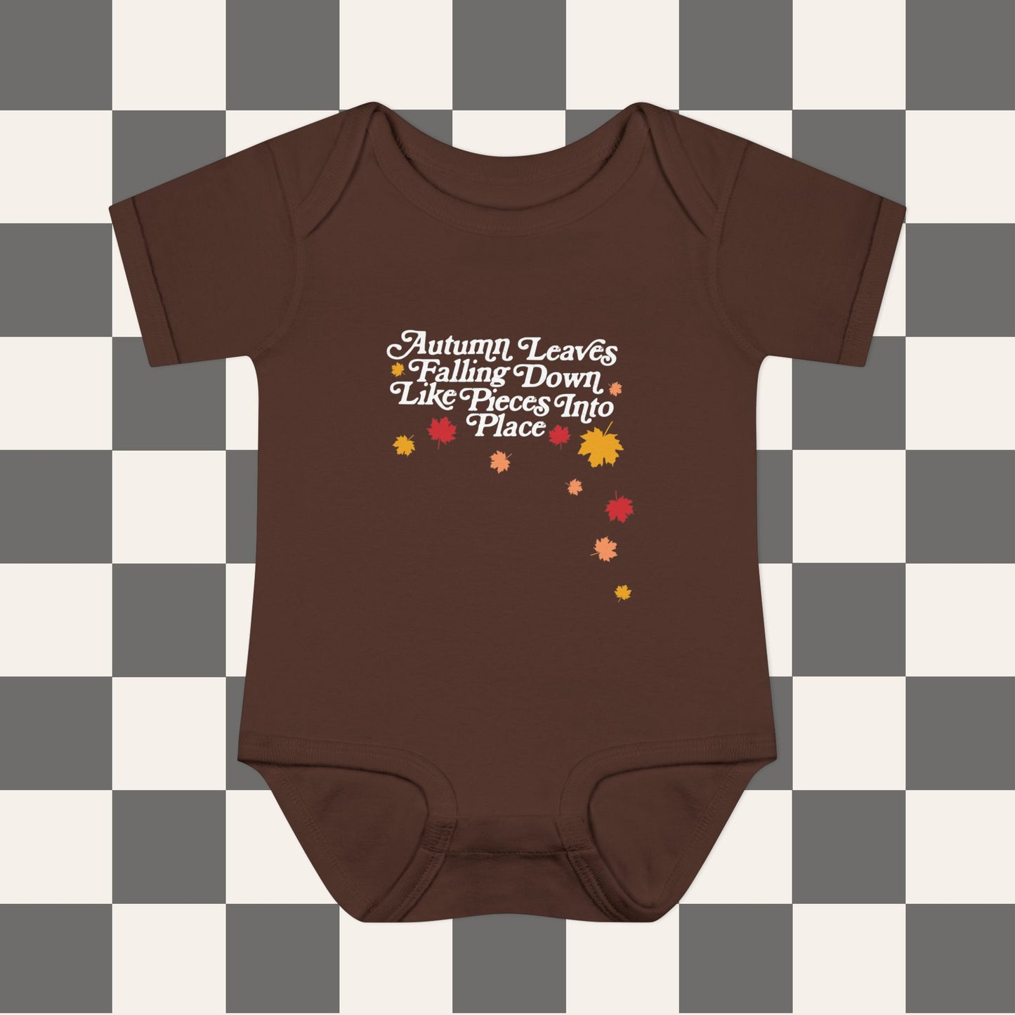 Autumn Leaves Falling Down Onesie