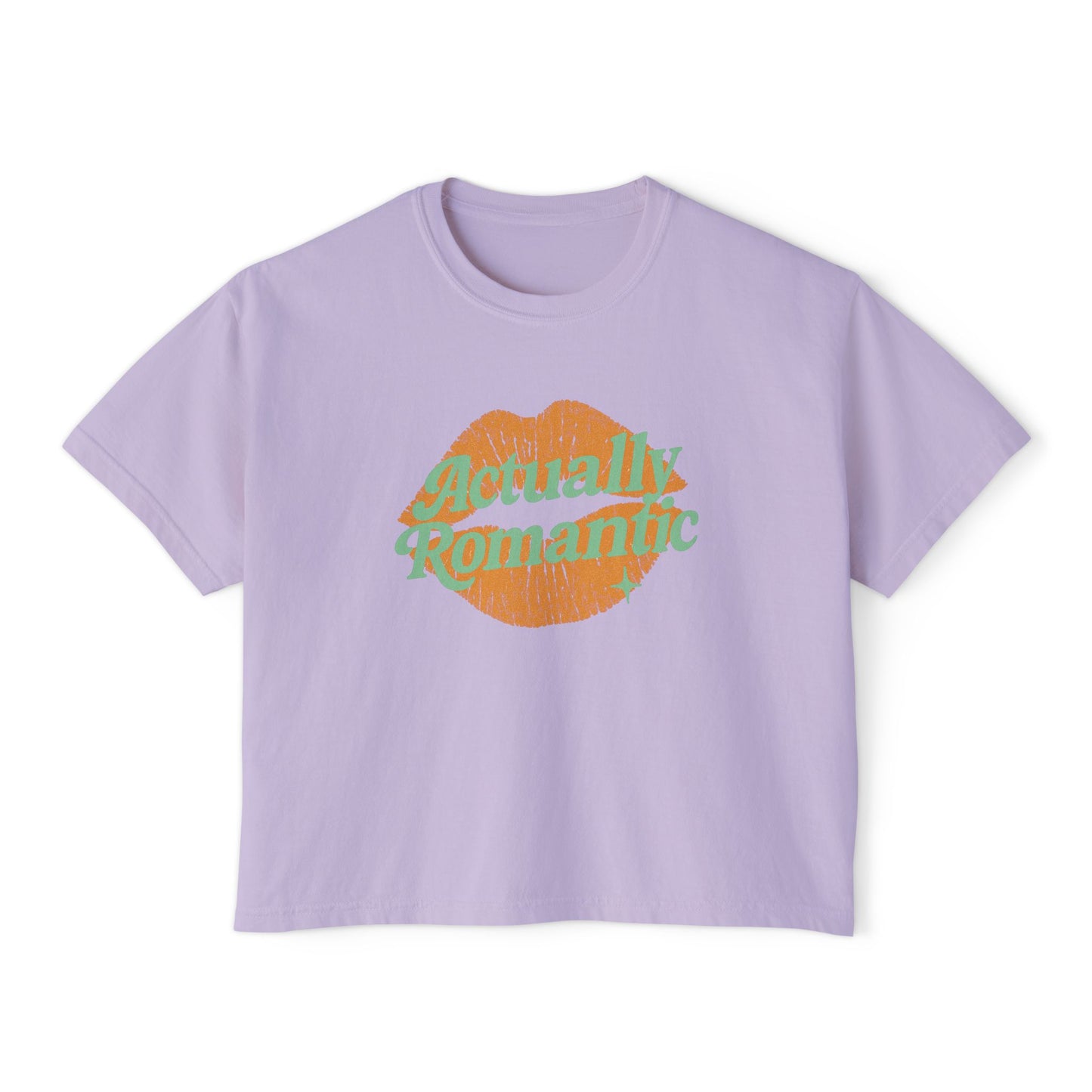 Actually Romantic Cropped Tee