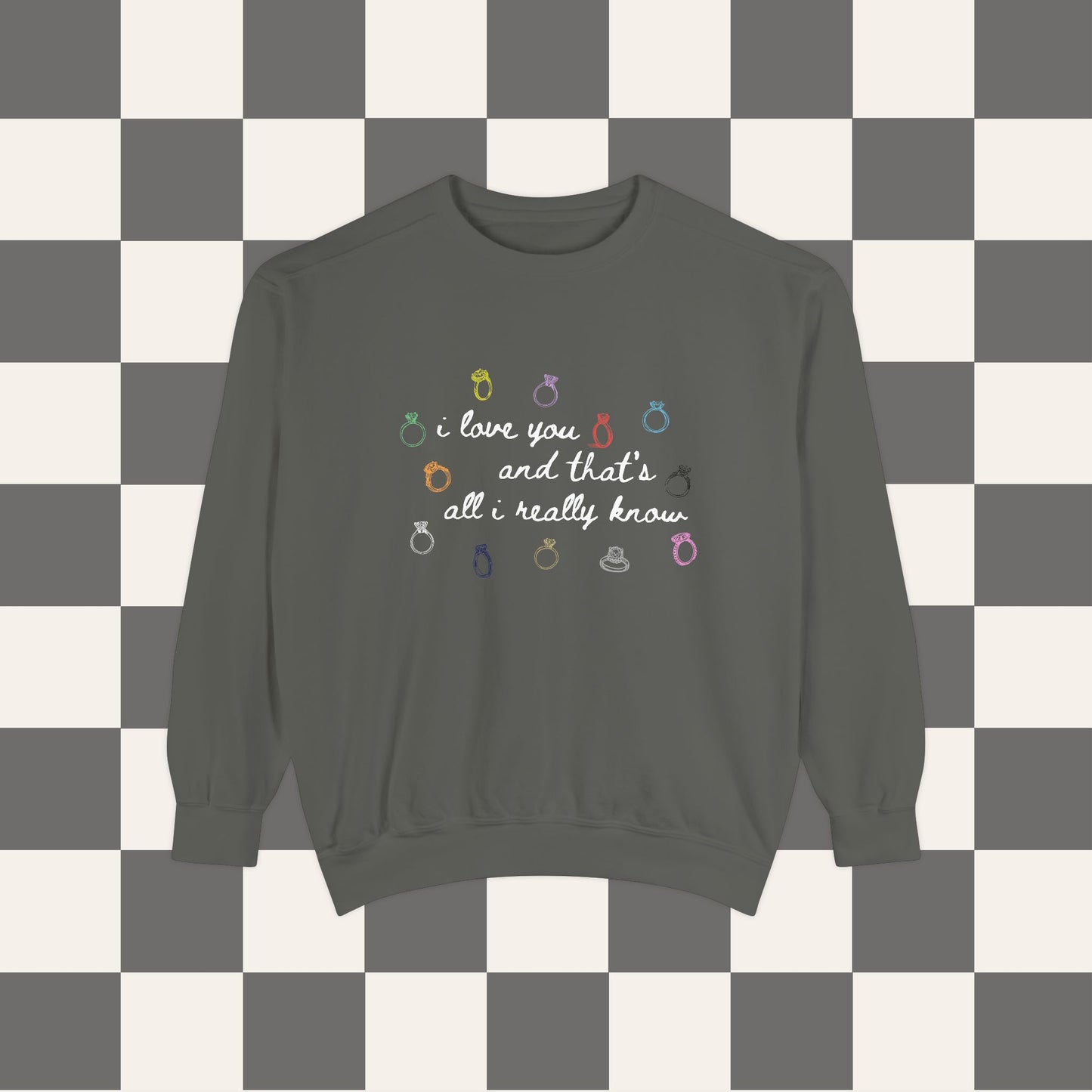 Eras Engagement Ring Sweatshirt