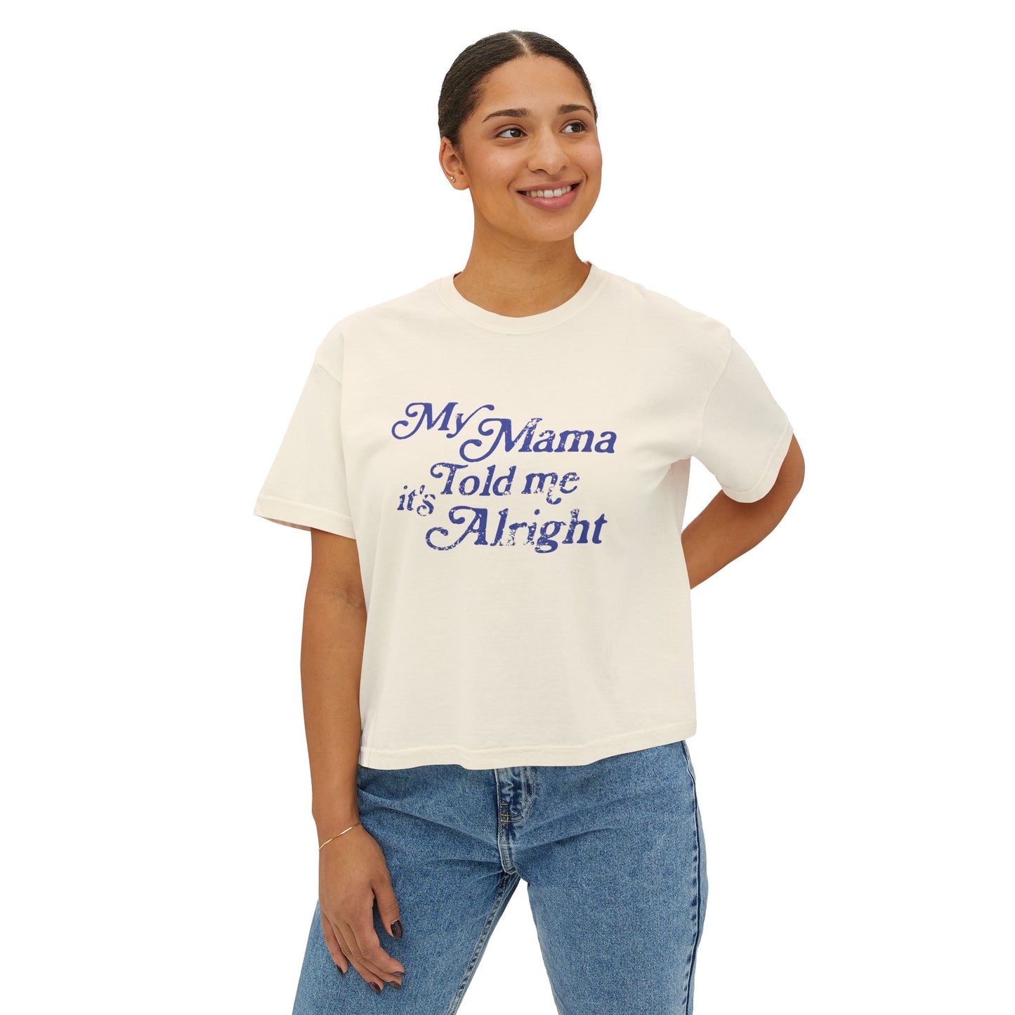 It's Alright Boxy Tee