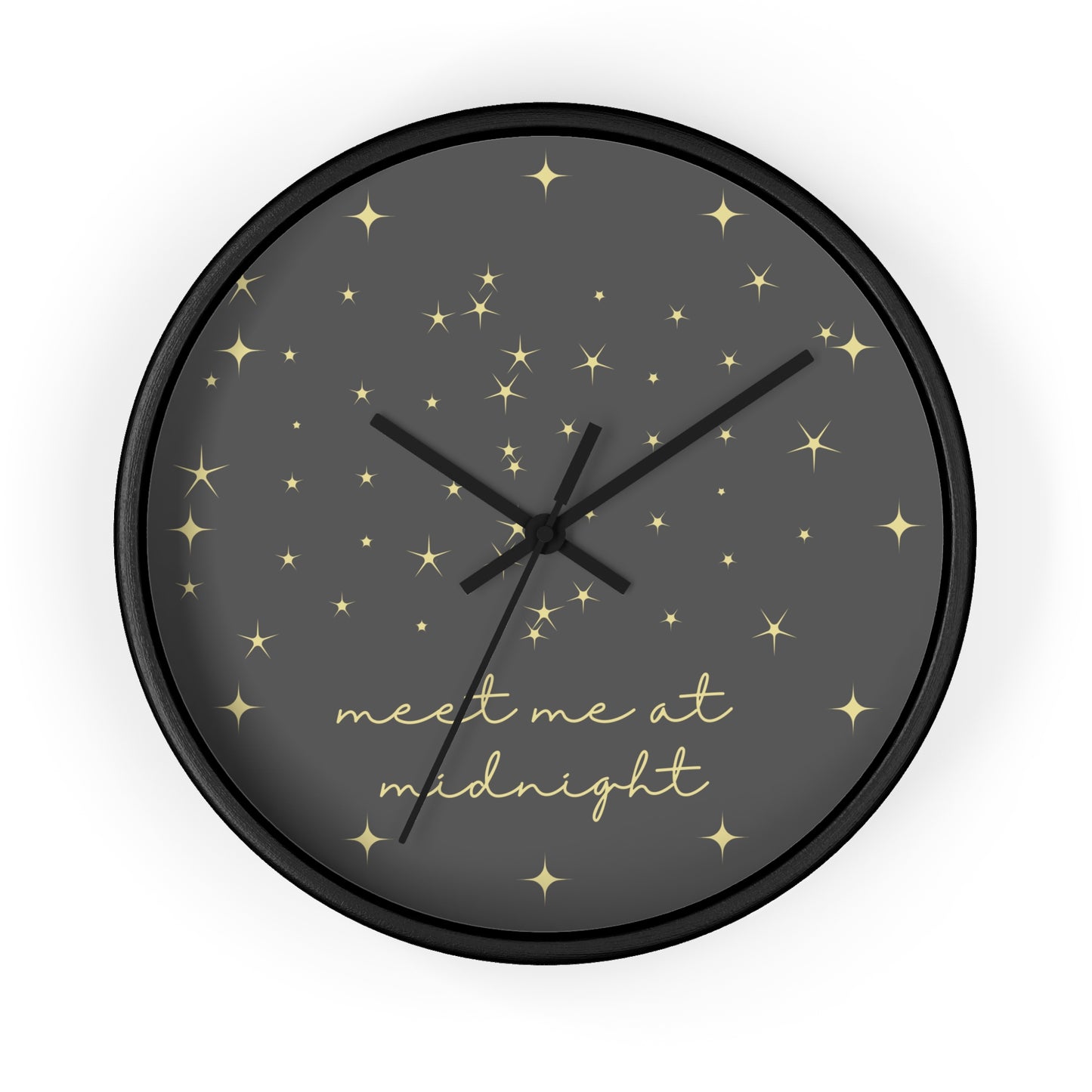 Midnights Clock | Night Sky Gray