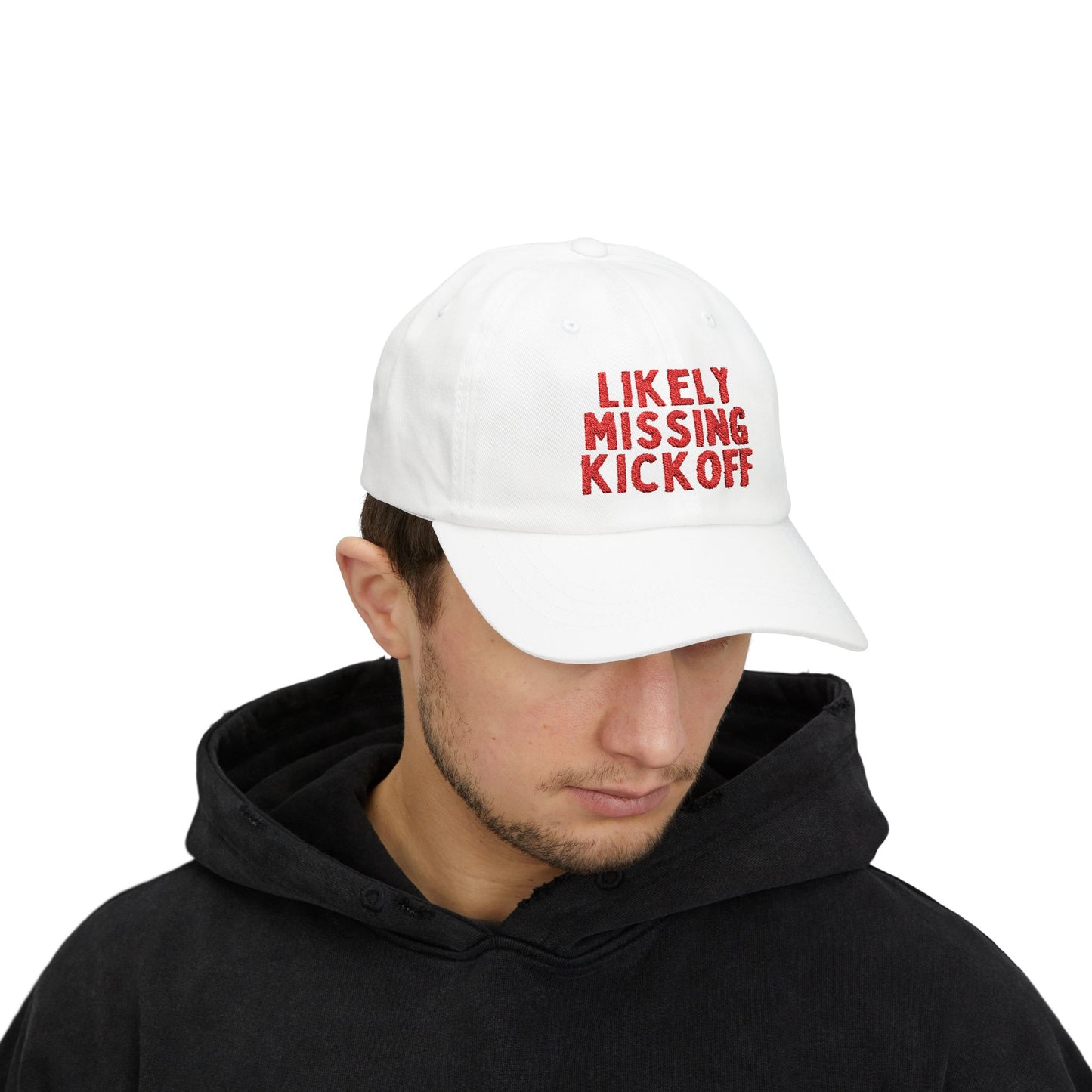 Likely Missing Kickoff Dad Hat | Embroidered Hat, Game Day Hat, Cute Game Day, Game Day Outfit, Tailgate Outfit, Funny Football