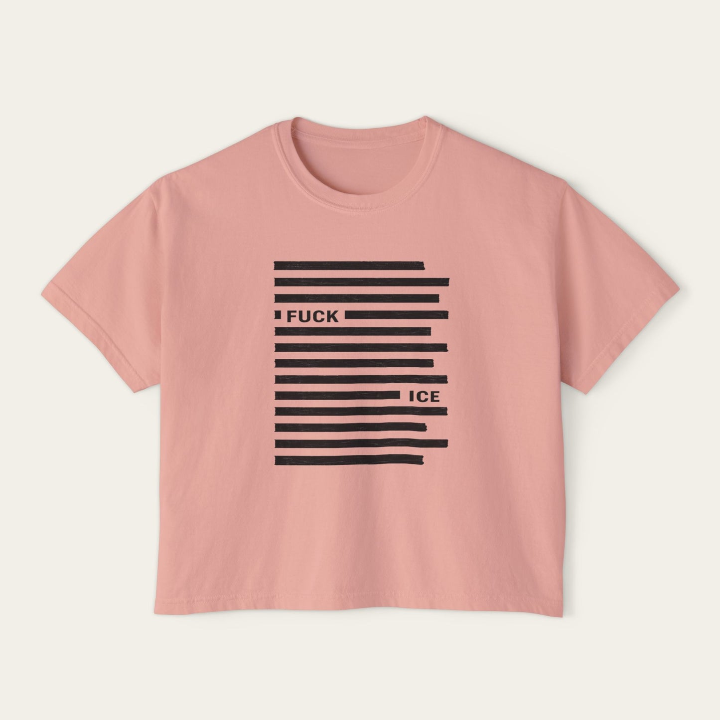 Fuck Ice Boxy Tee