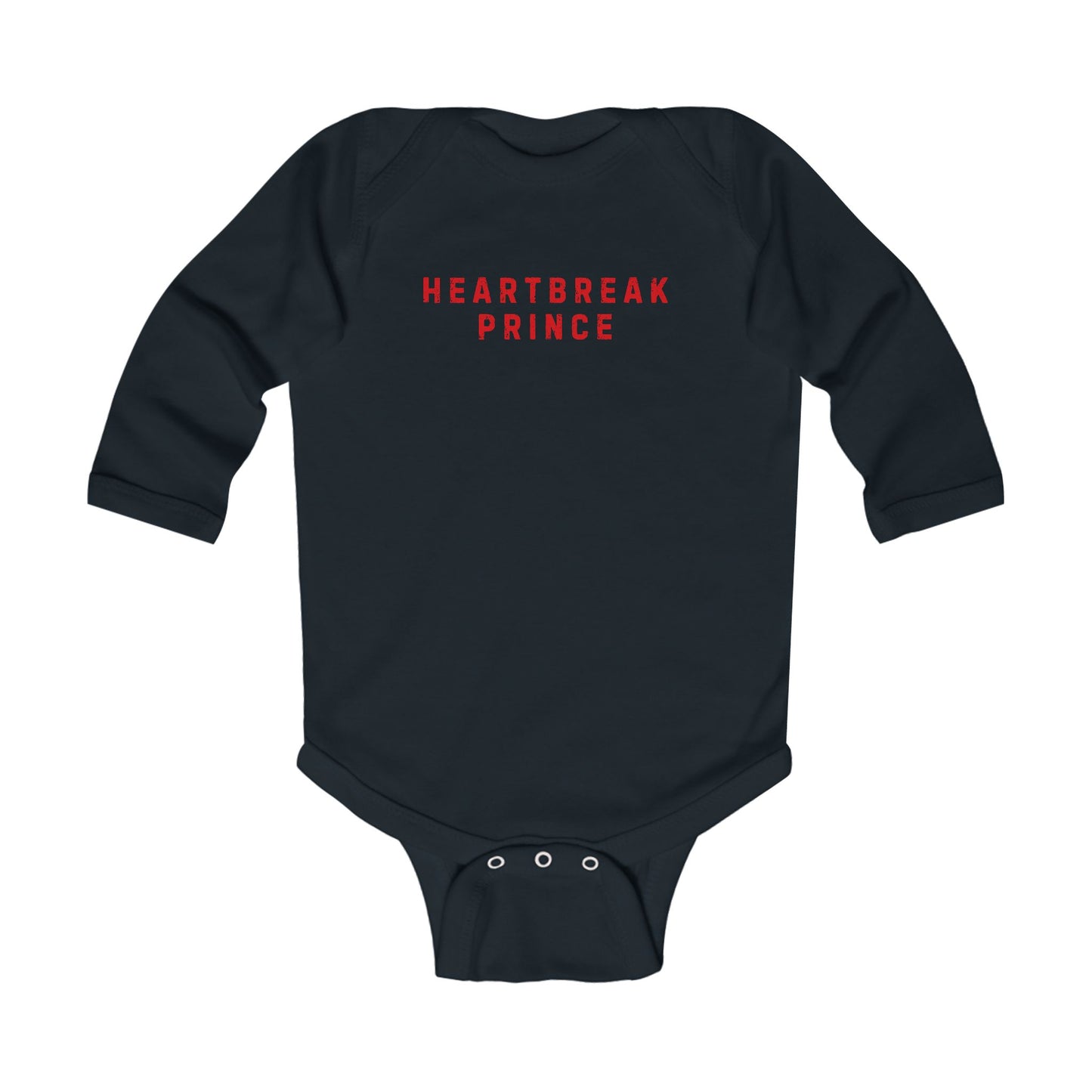 Heartbreak Prince Text Onesie