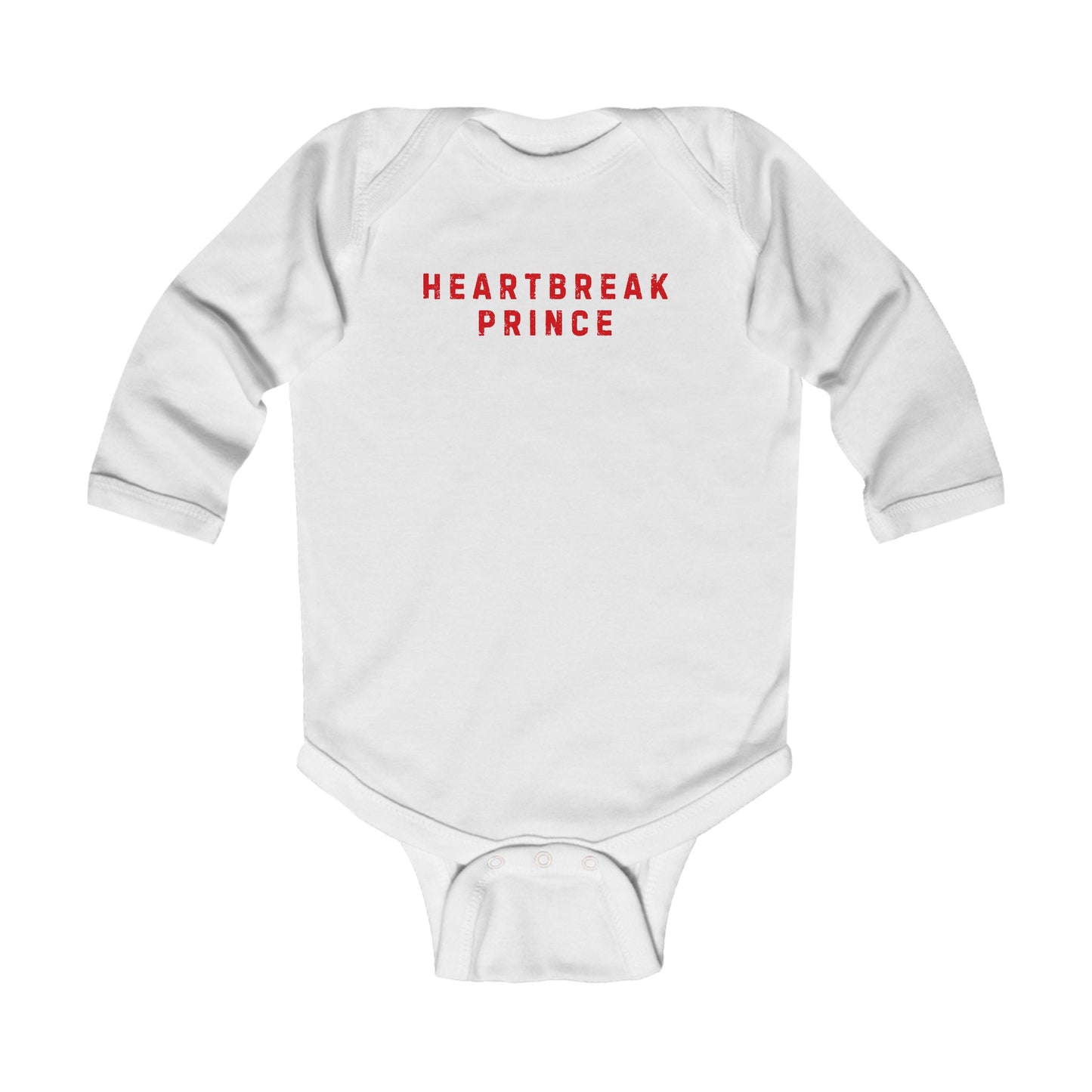 Heartbreak Prince Text Onesie