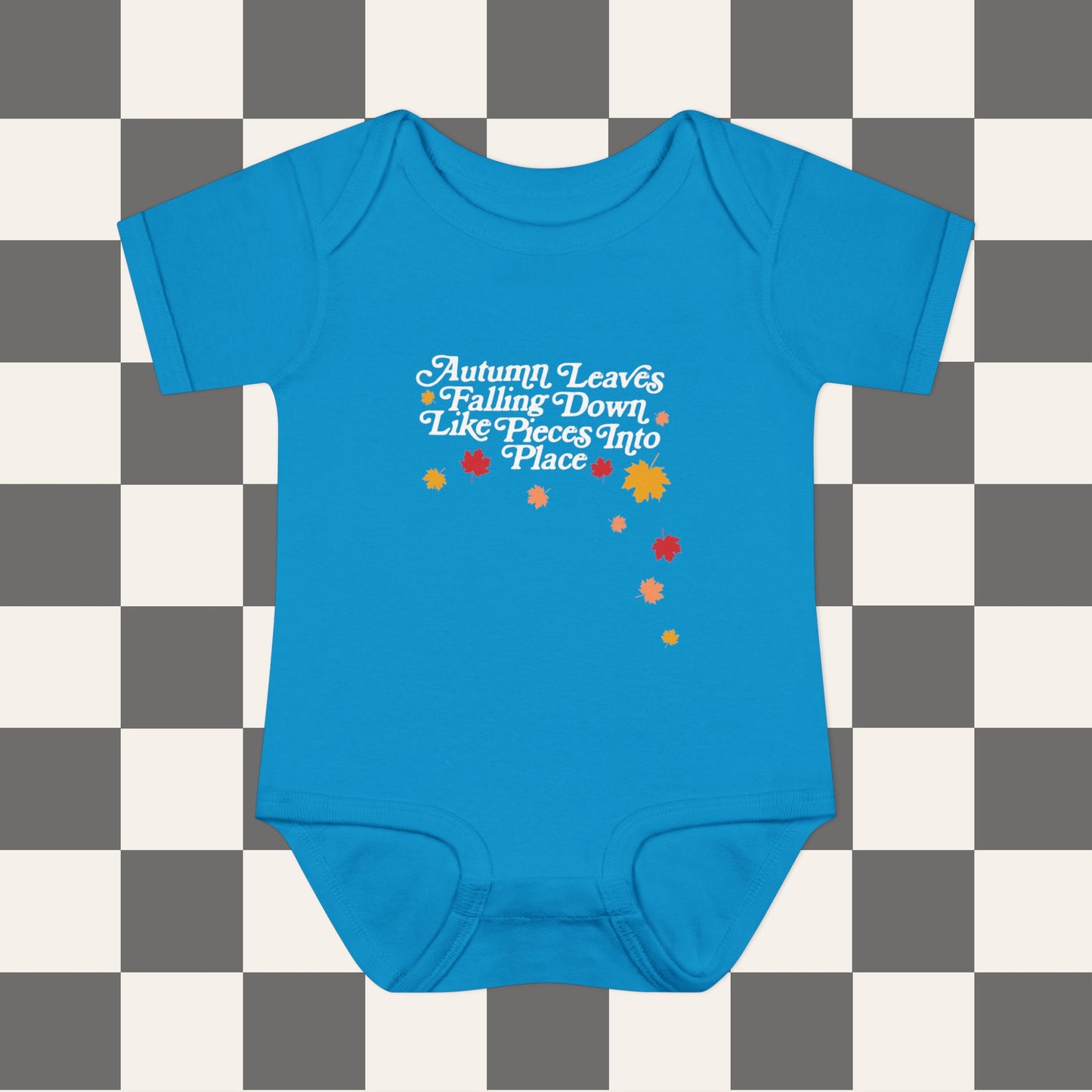 Autumn Leaves Falling Down Onesie