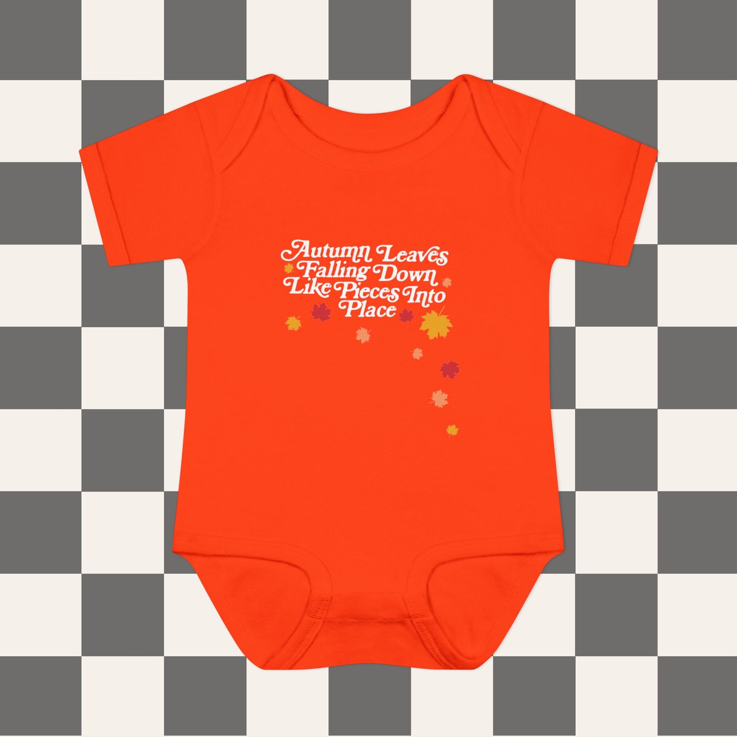 Autumn Leaves Falling Down Onesie