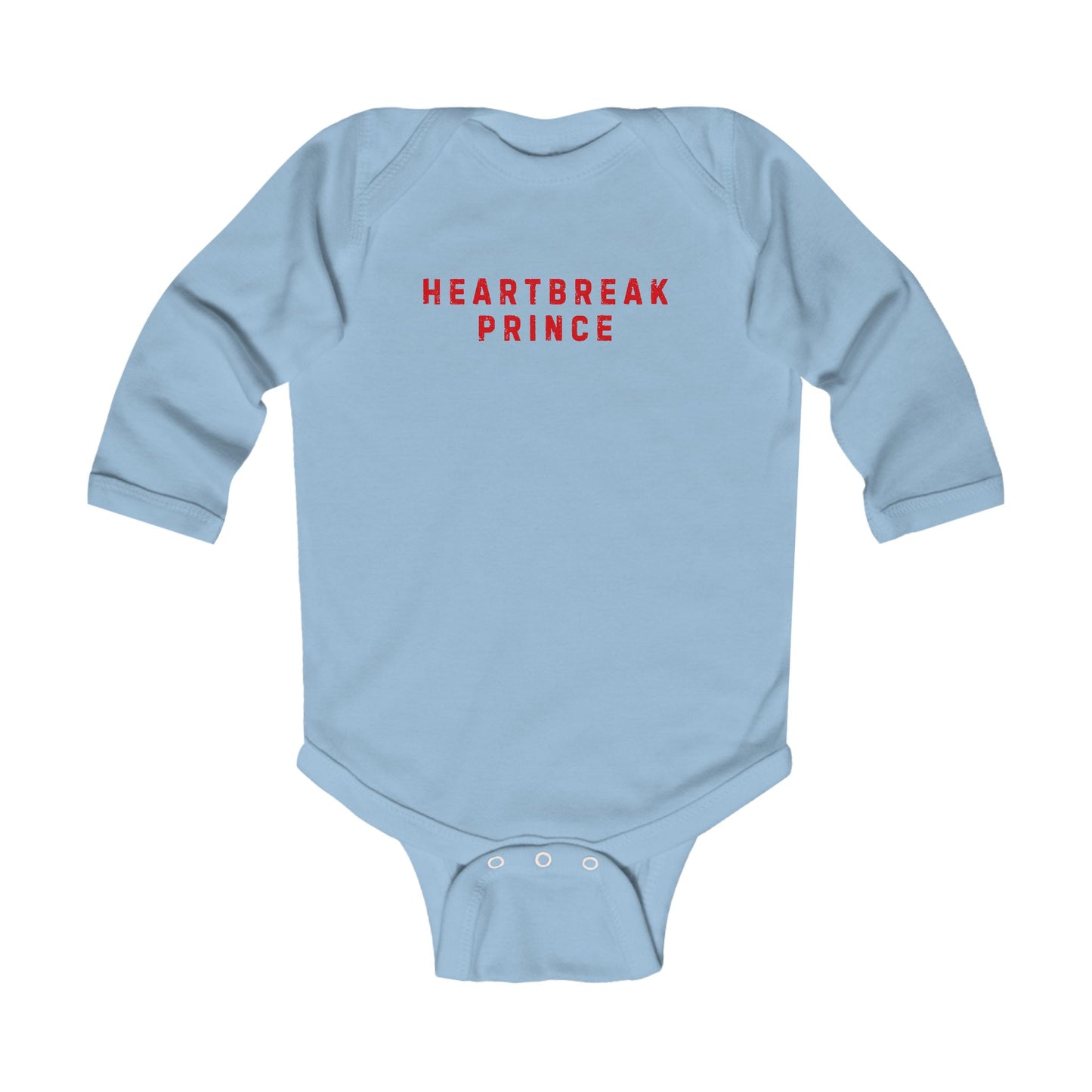Heartbreak Prince Text Onesie