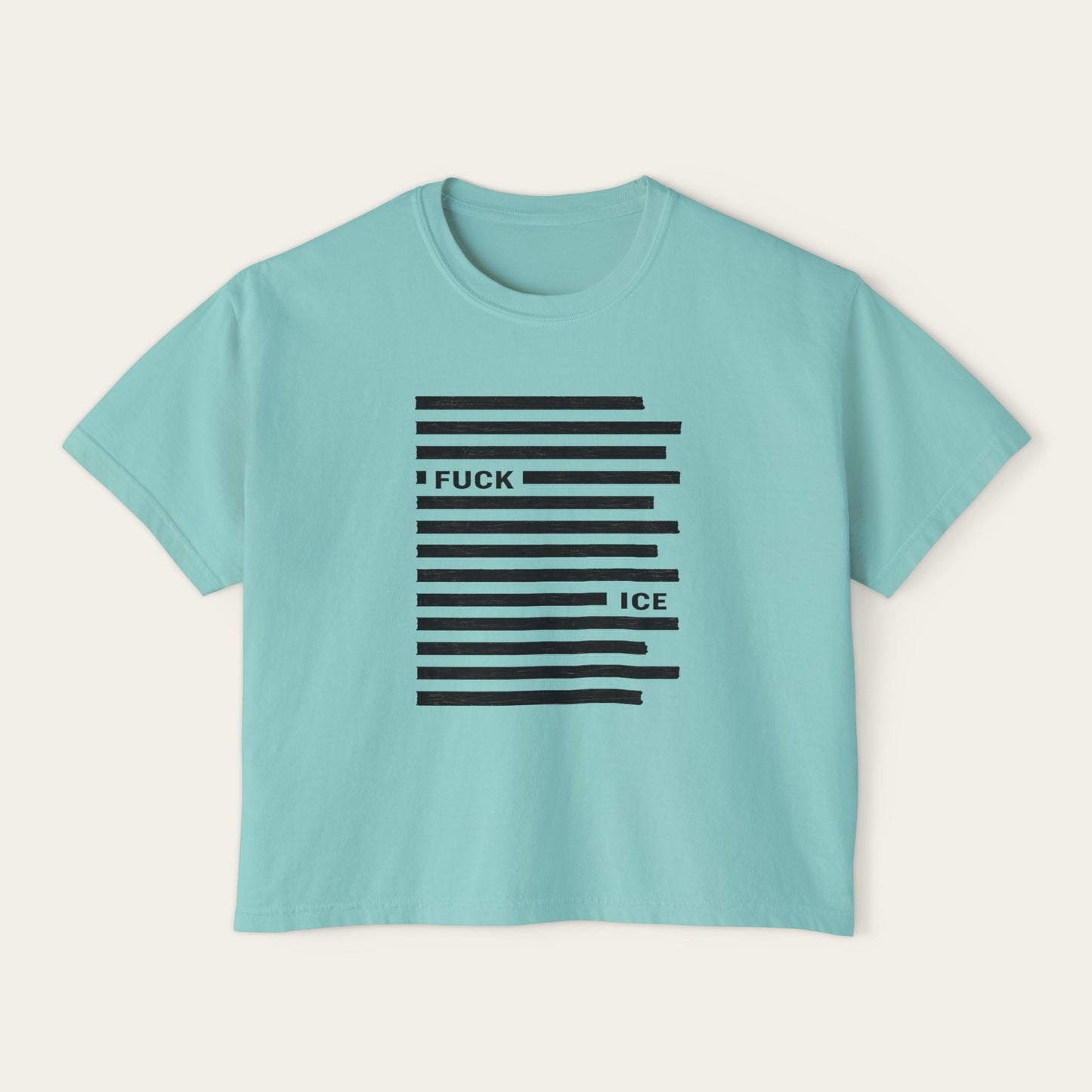 Fuck Ice Boxy Tee