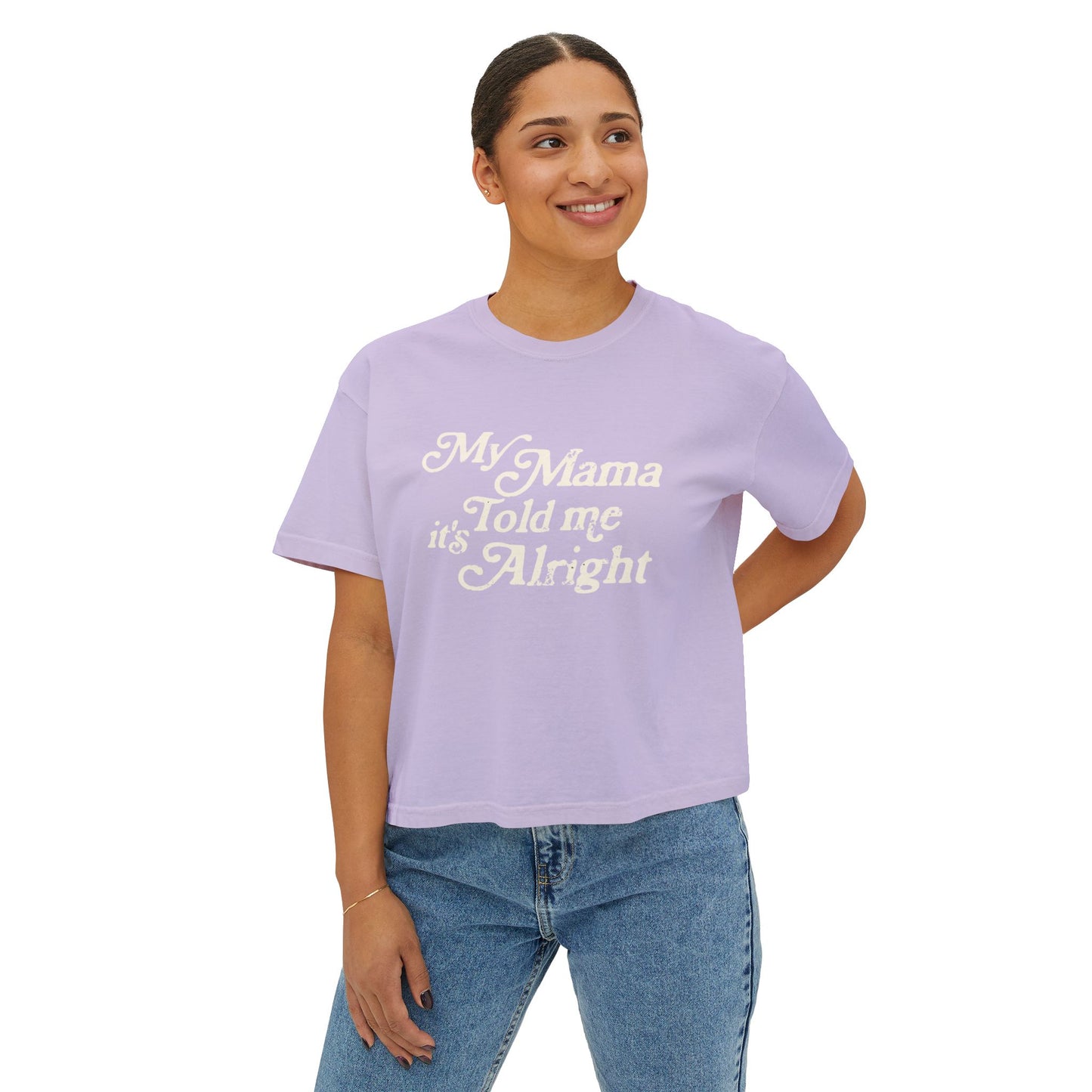 It's Alright Boxy Tee