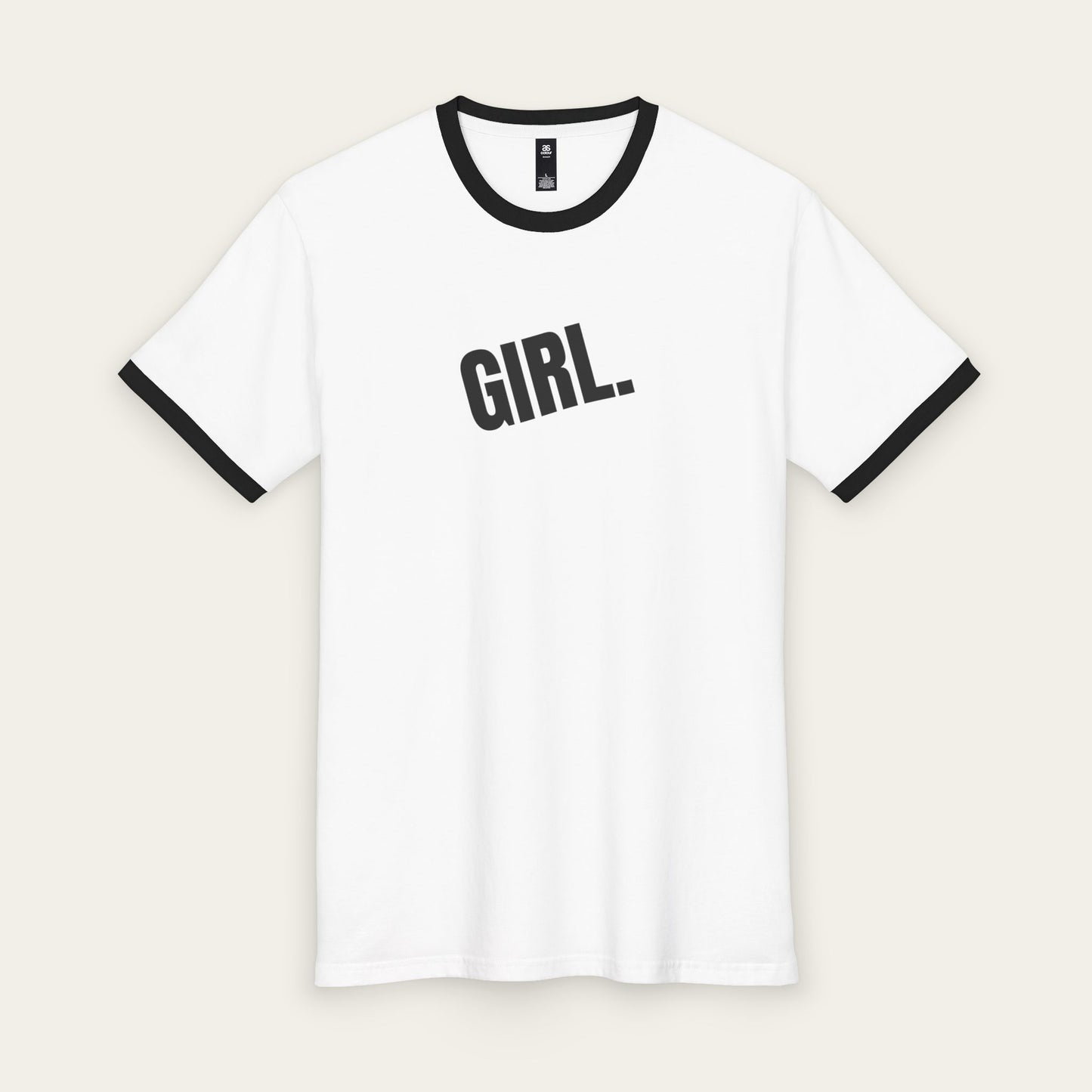GIRL. Ringer Tee