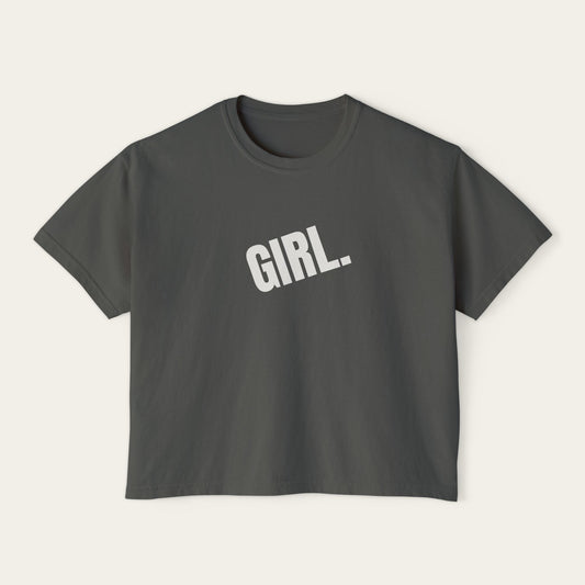 GIRL. Boxy Tee