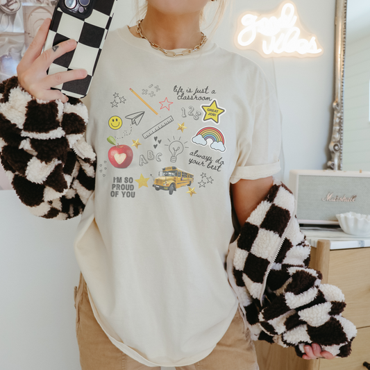 Teacher Collage Tee