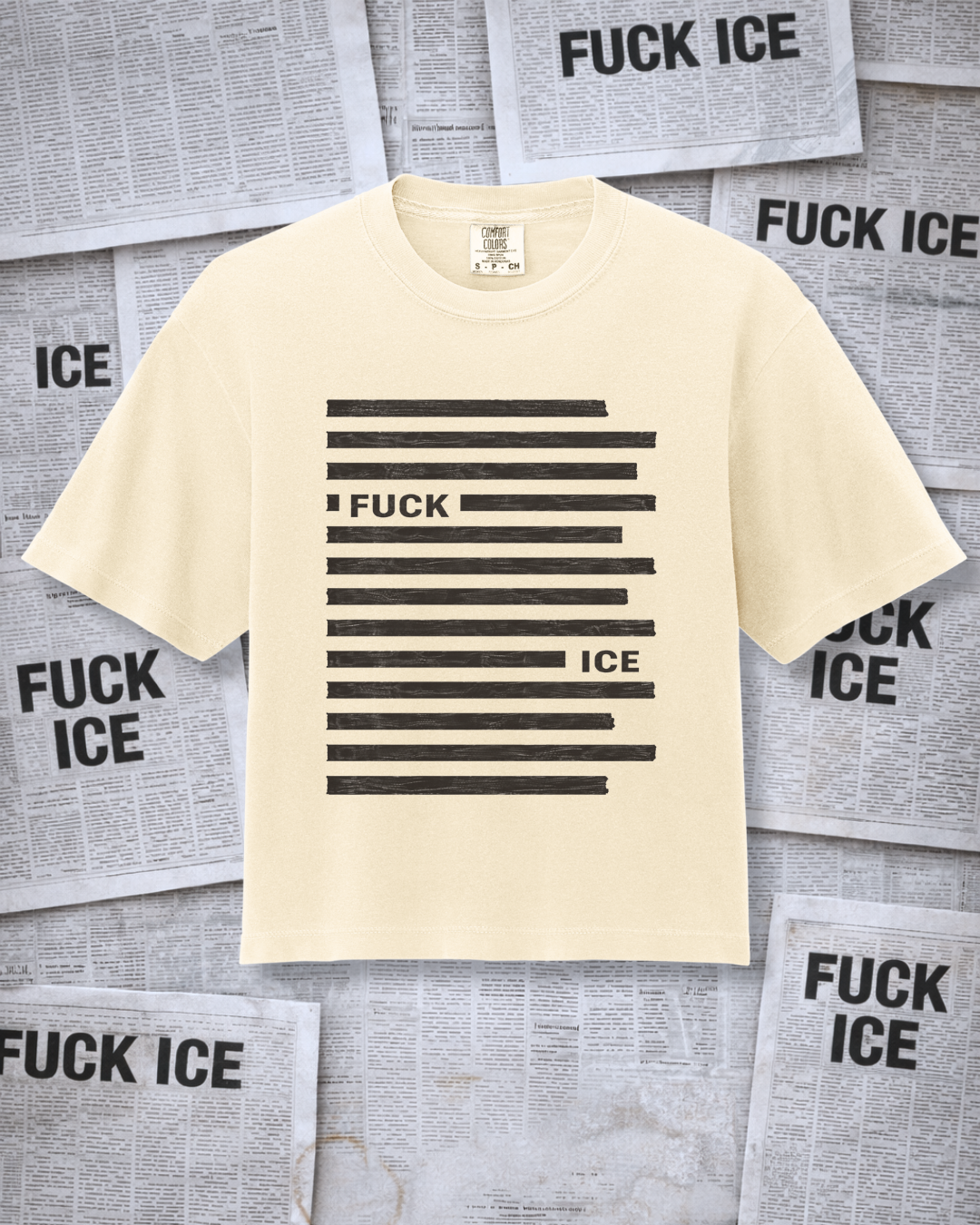 Fuck Ice Boxy Tee
