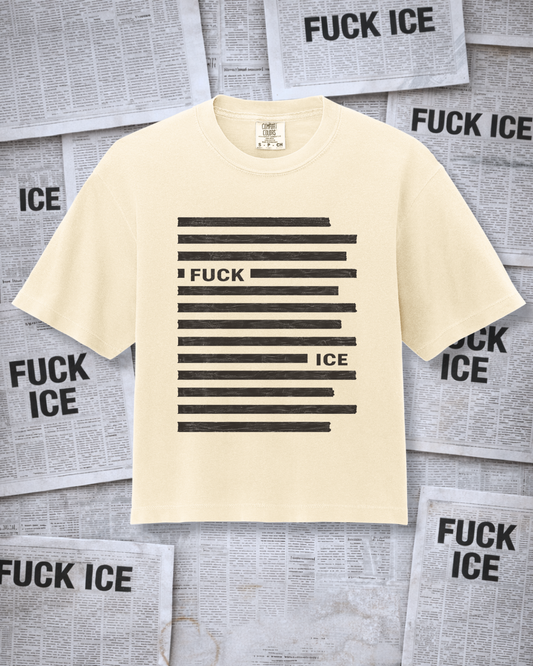 Fuck Ice Boxy Tee