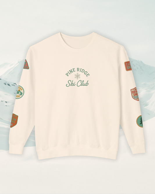 Pine Ridge Ski Area Patch Sweatshirt
