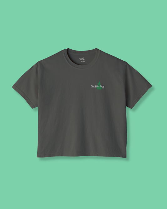 Christmas Tree Farm Cropped Tee
