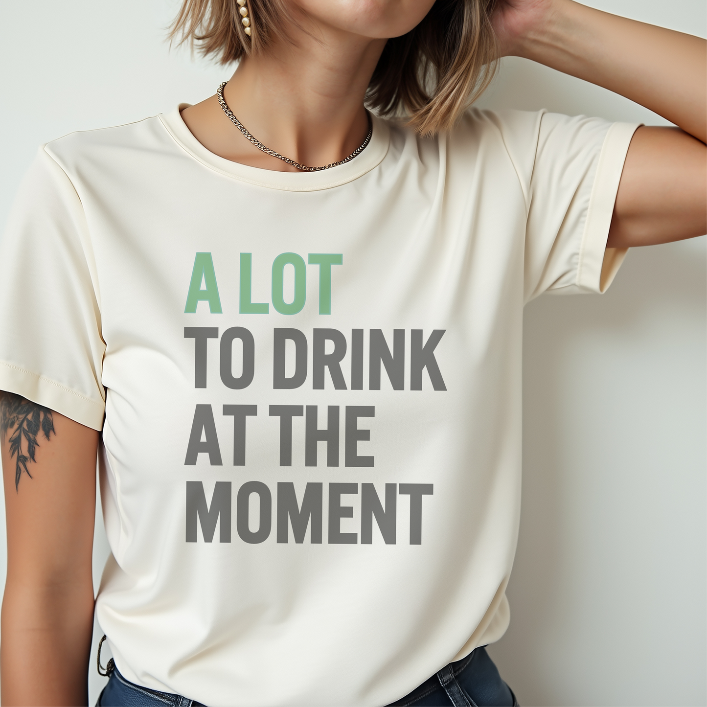 A Lot To Drink At The Moment Boxy Tee
