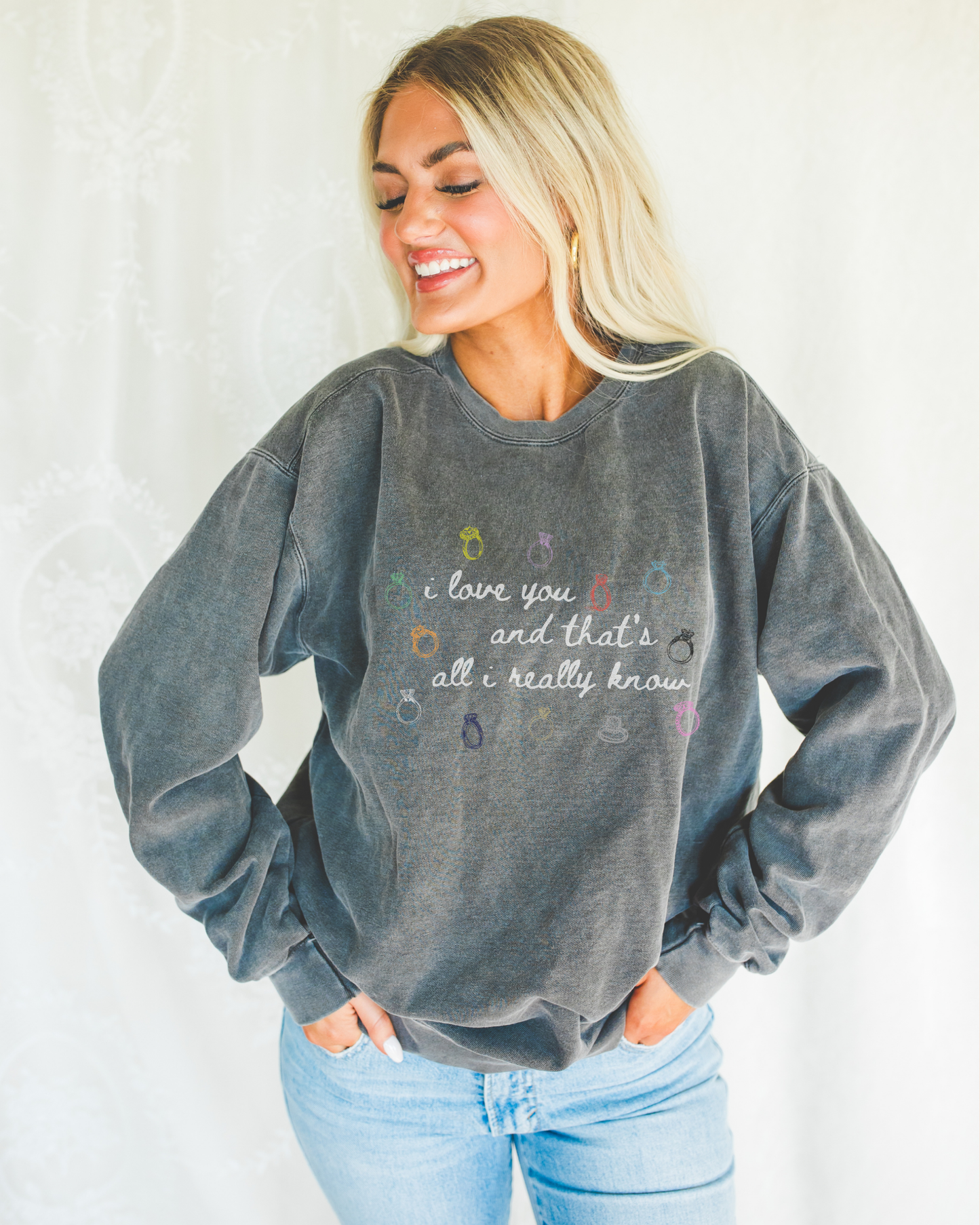 Eras Engagement Ring Sweatshirt