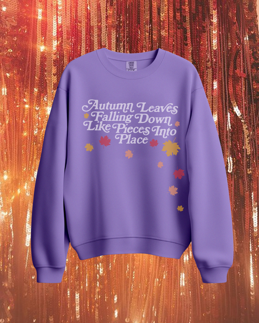 Autumn Leaves Falling Down Sweatshirt