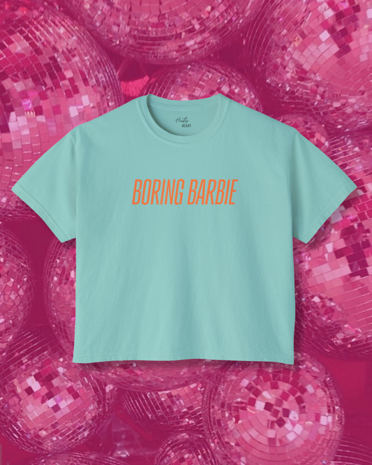 Boring Barbie Cropped Tee