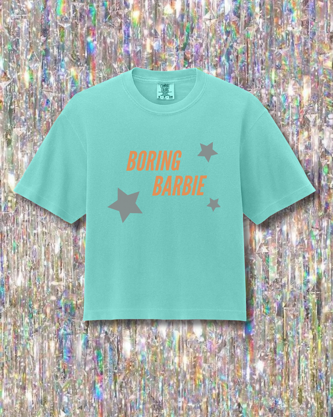 Boring Barbie Star Boxy Tee