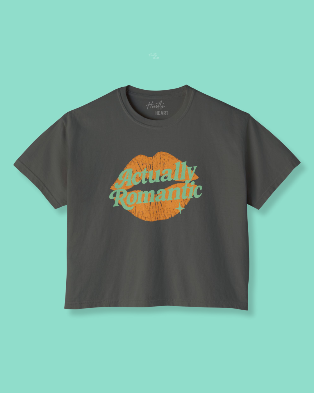 Actually Romantic Cropped Tee