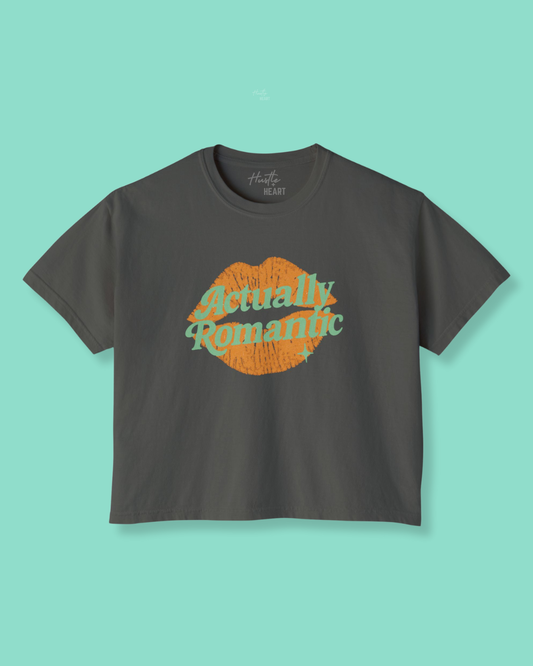 Actually Romantic Cropped Tee