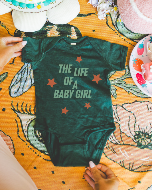 The Life of a Baby Girl Bodysuit