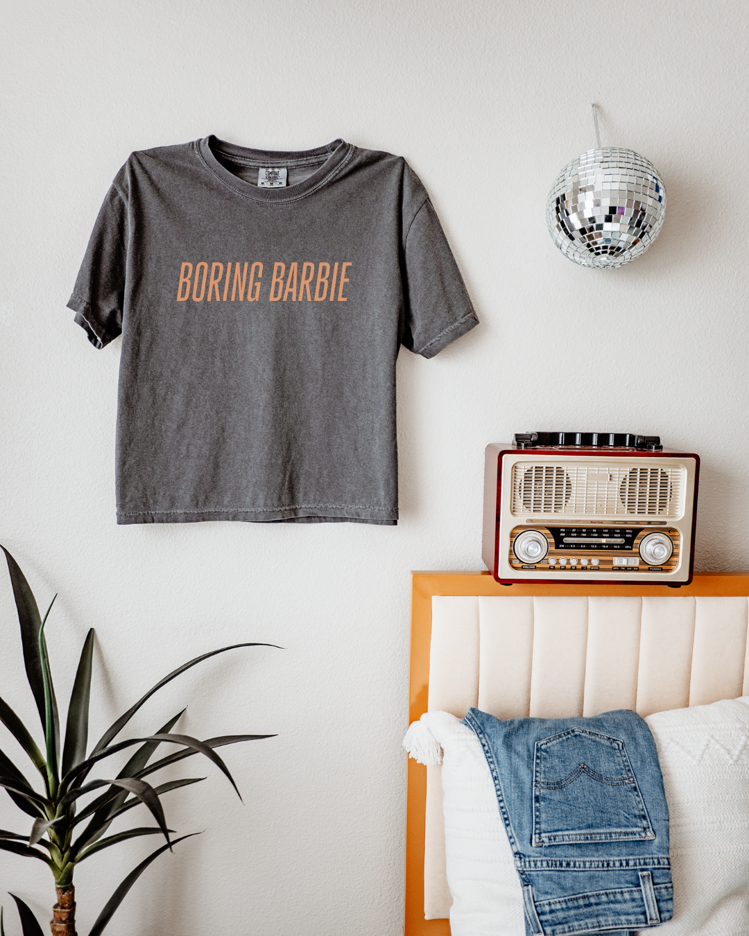 Boring Barbie Cropped Tee