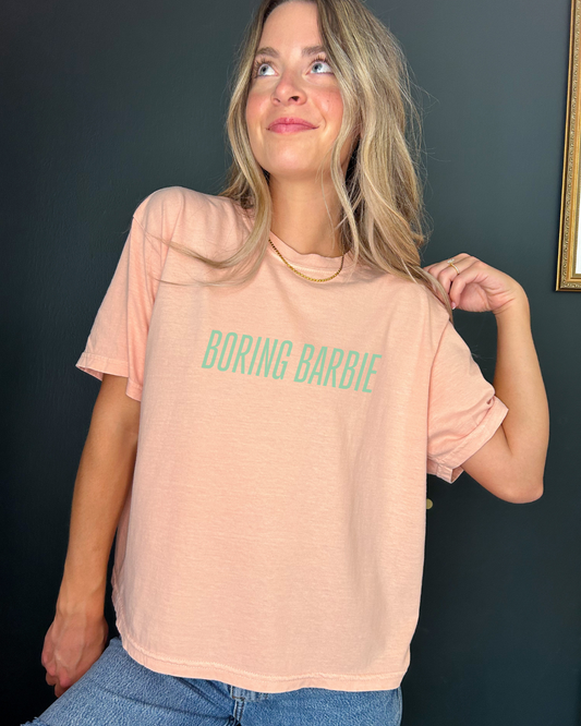 Boring Barbie Cropped Tee