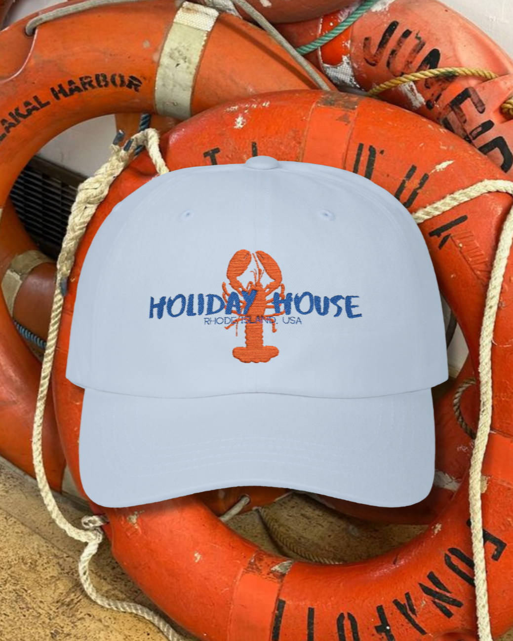 Holiday House Embroidered Dad Hat